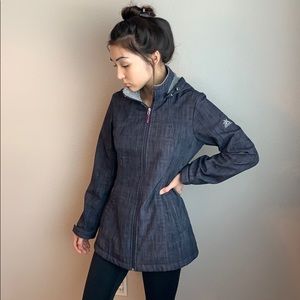 Fleece lined coat